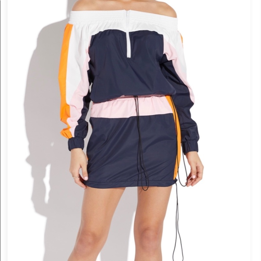 Flirty athletic two piece skirt set